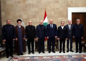 Iranian Delegation Meets Lebanese President During Visit for Resistance Leaders' Funeral