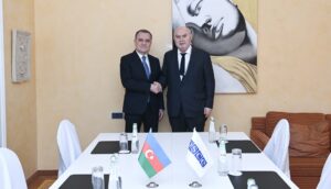 Azerbaijan’s Foreign Minister Meets OSCE Secretary General on Sidelines of Munich Security Conference