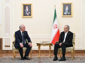 Azerbaijani PM Ali Asadov Meets with Iranian President Masoud Pezeshkian in Tehran