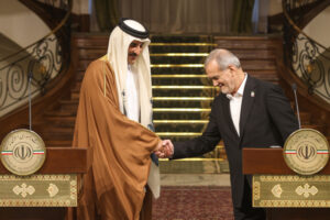 Iranian President, Qatari Emir Discuss Regional Cooperation and Palestine Crisis