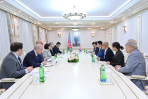 Azerbaijani Parliament Speaker Meets Thai Deputy Speaker at APA Plenary Session