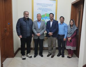 Exeutive Director PRCCSF Mr. Khalid Taimur Akram and Renowned Writer Mr. Muhammad Ali Pasha Visit Turkmenistan Embassy in Islamabad