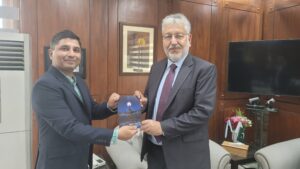 Renowned Expert on Central Asia Mr. Muhammad Ali Pasha Visits HEC Chairman, Professor Dr. Mukhtar Ahmed