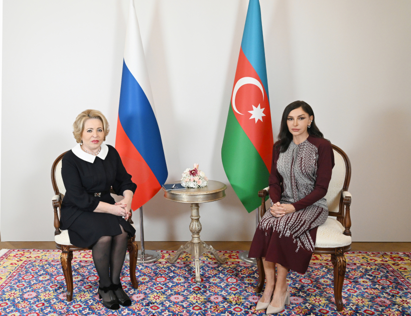 Mehriban Aliyeva Meets Russian Federation Council Chairwoman
