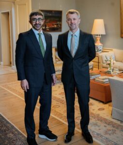 King Frederik X Receives H.H. Sheikh Abdullah bin Zayed Al Nahyan
