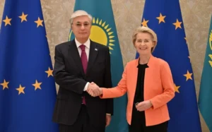 President Tokayev Holds Talks with European Commission President Ursula von der Leyen in Samarkand