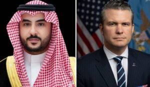 Saudi and U.S. Defense Chiefs Discuss Bilateral Ties and Regional Security