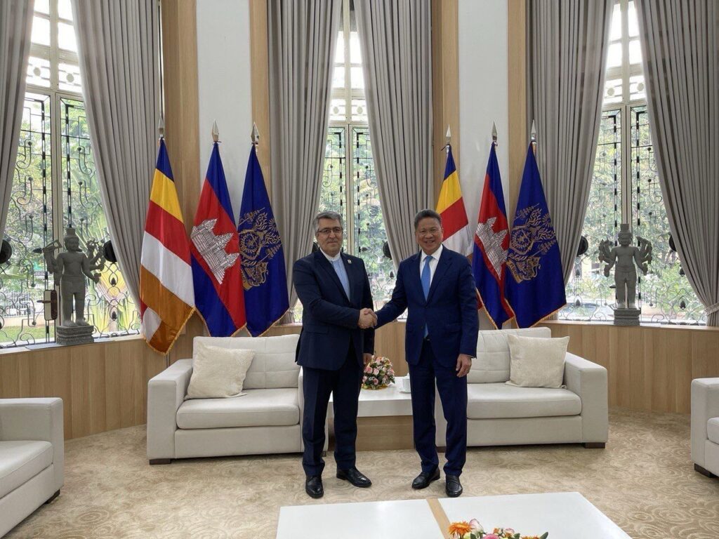 Iran and Cambodia Pledge to Boost Bilateral Ties, Advance Investment Agreement