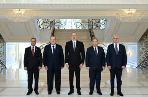 President Ilham Aliyev Receives Egyptian Senate Speaker in Baku