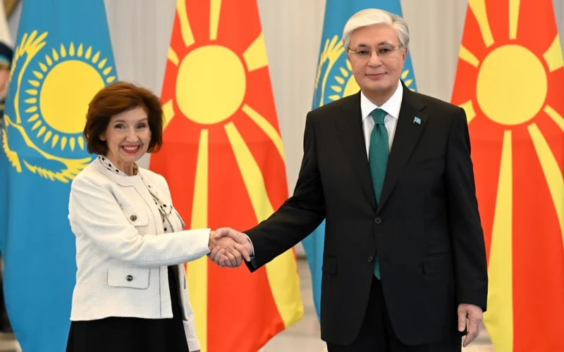 President Tokayev Meets with North Macedonian President to Bolster Bilateral Ties