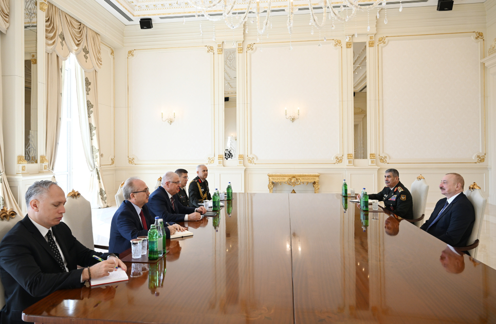 President Ilham Aliyev Receives Turkish Defense Minister, Hails Dissolution of PKK as Historic Victory