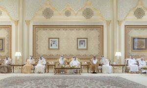 Sharjah Ruler Receives Eid Al Adha Well-Wishers at Al Badi’ Palace