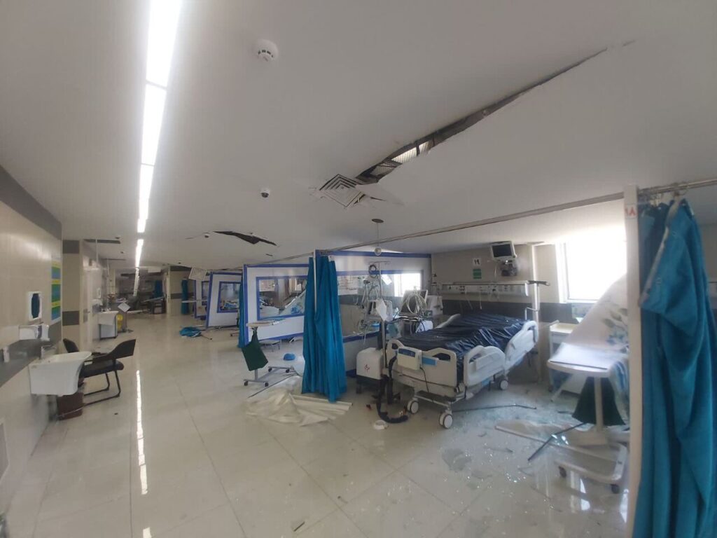 Iran Condemns Israeli Strike on Farabi Hospital as ‘War Crime’