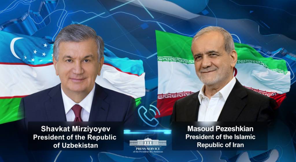 Presidents of Uzbekistan and Iran Exchange Eid al-Adha Greetings
