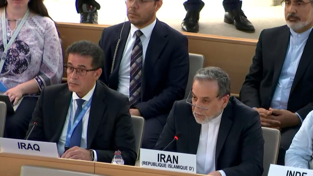 Iranian Foreign Minister Denounces Israeli Aggression at UN Human Rights Council