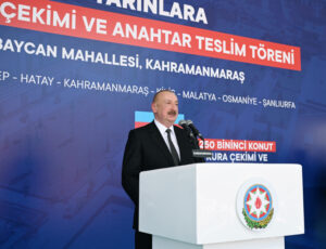 President Aliyev Hails Türkiye-Azerbaijan Brotherhood at Post-Quake Housing Ceremony in Kahramanmaraş