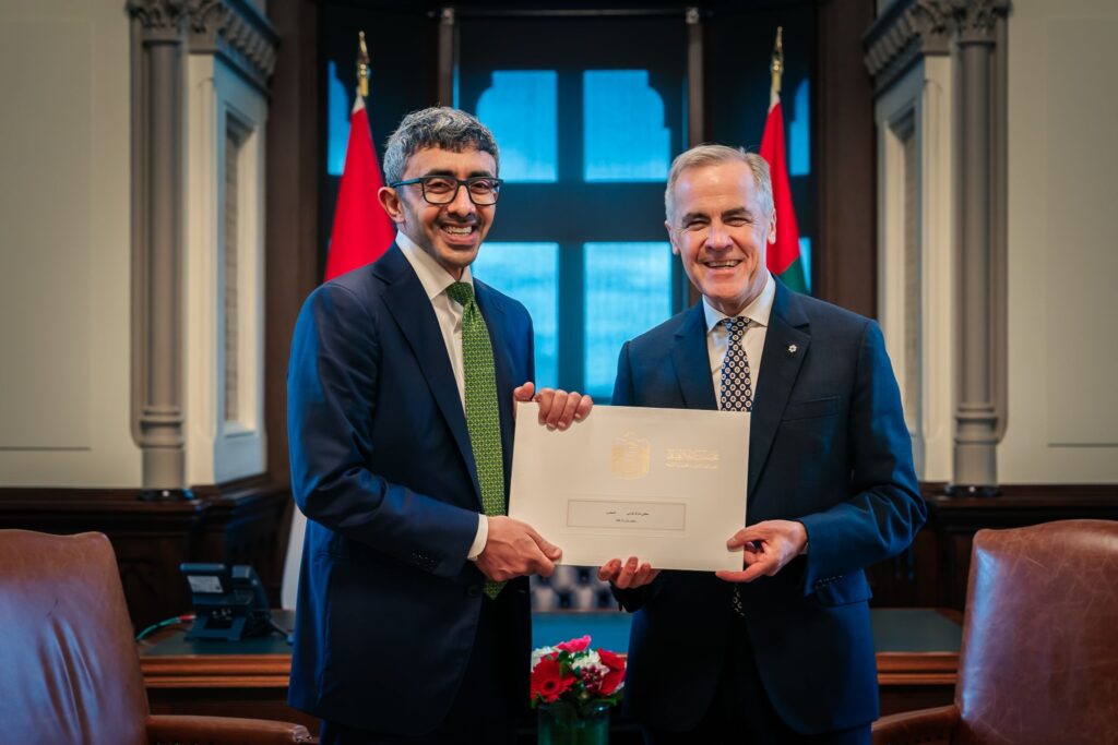 UAE President Sends Message to Canadian PM Emphasising Strengthened Bilateral Ties