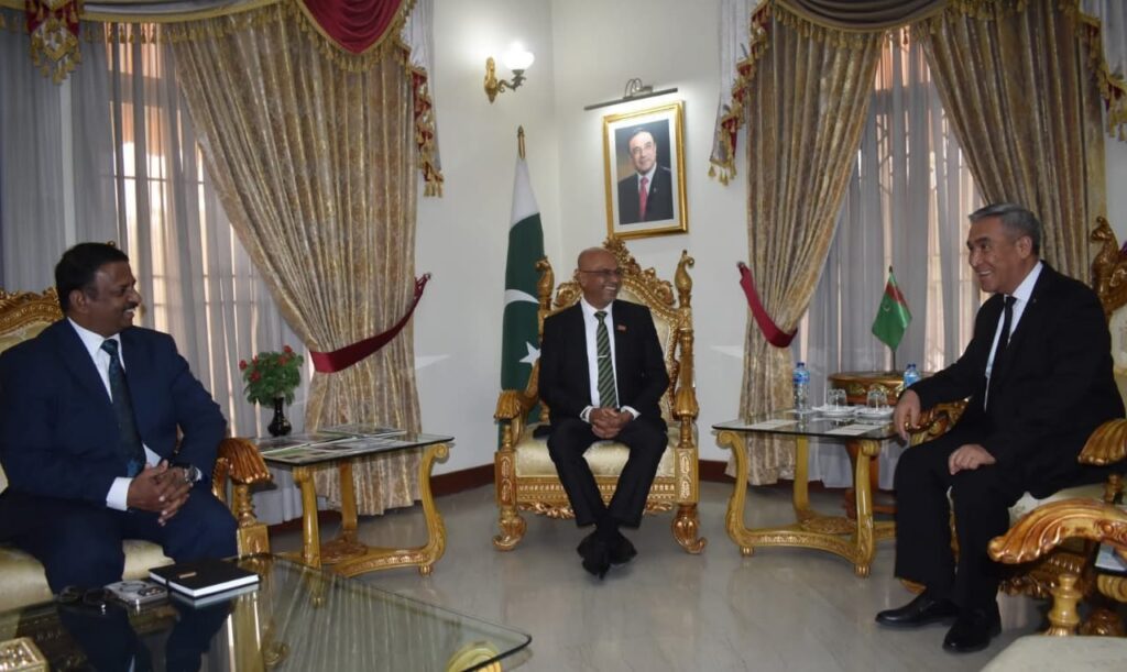 Dean of Diplomatic Corps, Turkmen Ambassador in Islamabad Meets Sri Lankan High Commissioner