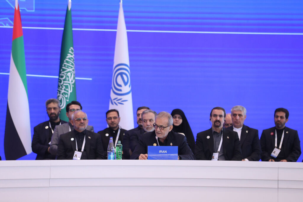 President Pezeshkian Hails Iran’s Armed Forces for Thwarting Israeli Aggression, Urges Regional Unity at ECO Summit