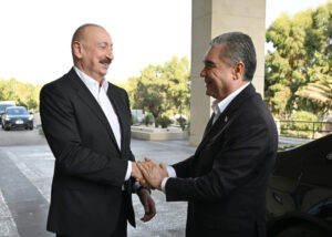 President Ilham Aliyev and Turkmen Leader Gurbanguly Berdimuhamedov Visit Caspian Sea Breeze Resort