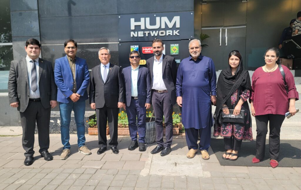 Turkmen Ambassador Visits HUM TV Network Islamabad, Highlights Bilateral Cultural and Energy Cooperation