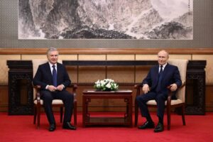 President Shavkat Mirziyoyev Holds Talks with President Vladimir Putin in Beijing