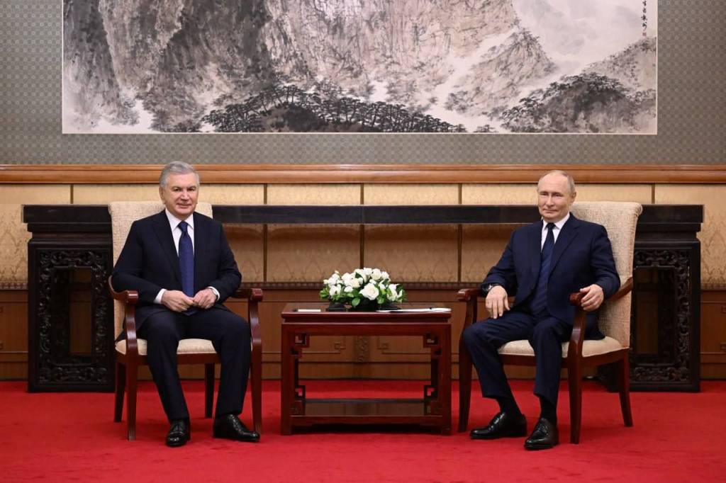 President Shavkat Mirziyoyev Holds Talks with President Vladimir Putin in Beijing