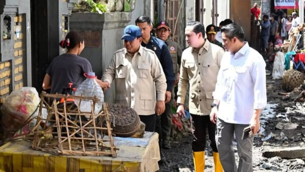 President Prabowo Visits Flood-Hit Bali, Pledges Swift Recovery and Support for Affected Communities
