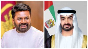 UAE President Receives Call from Sri Lankan President, Reaffirms Humanitarian Support After Floods