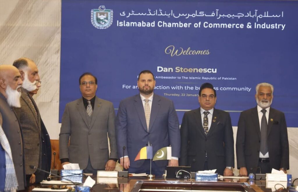 His Excellency Dan Stoenescu Highlights Investment Opportunities and Trade Potential During Islamabad Business Engagement