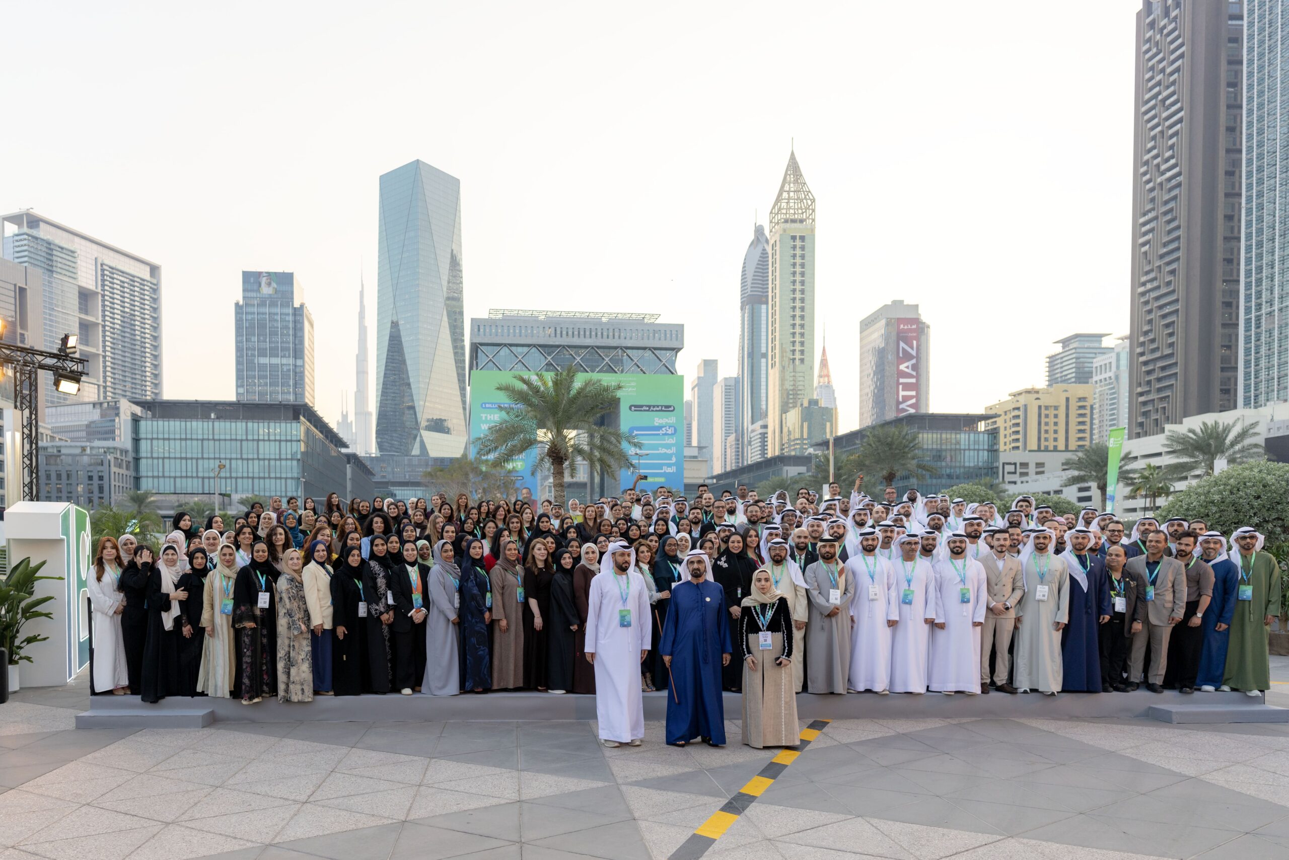 Sheikh Mohammed bin Rashid Attends Graduation of 522 Content Creators ...
