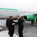Turkmen Delegation Arrives in Dushanbe for 14th Intergovernmental Commission Meeting