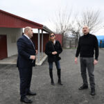 President Ilham Aliyev Reviews Reconstruction in Khojavend’s Khanoba Village