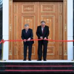 Uzbekistan, Tajikistan Presidents Inaugurate New Tajik Embassy Building in Tashkent
