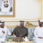 UAE President Exchanges Eid Greetings During Visit to Salem bin Loutia Al Ameri