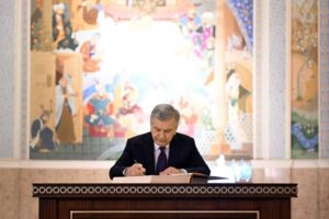 President Shavkat Mirziyoyev