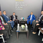 TURKPA Secretary General, TRNC Foreign Minister Discuss Cooperation at Antalya Diplomacy Forum