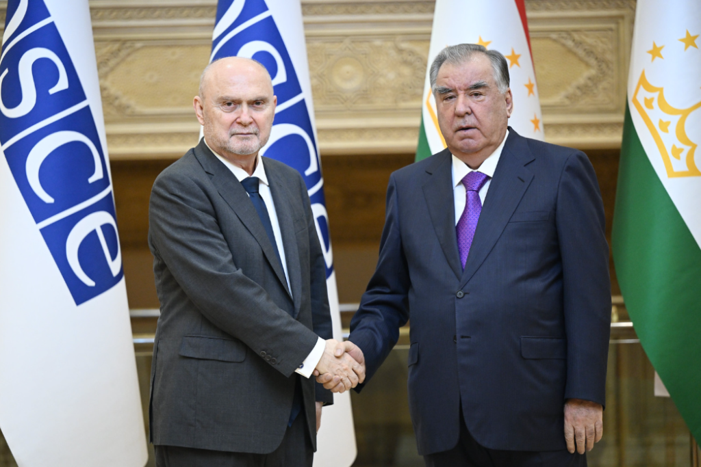 Tajik President, OSCE Secretary General Discuss Expanding Bilateral Cooperation