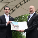 Azerbaijani President Presents Garabagh Horse to Turkmen Counterpart During Shusha Visit