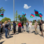 Azerbaijani Flag Raised at Niagara Falls to Mark Independence Day