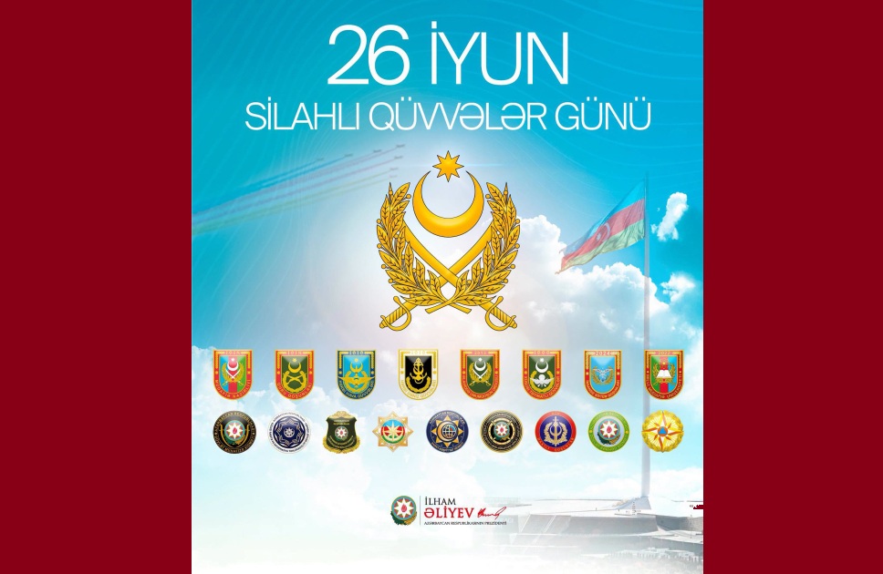 President Ilham Aliyev Marks Azerbaijan's Armed Forces Day with Social Media Tribute