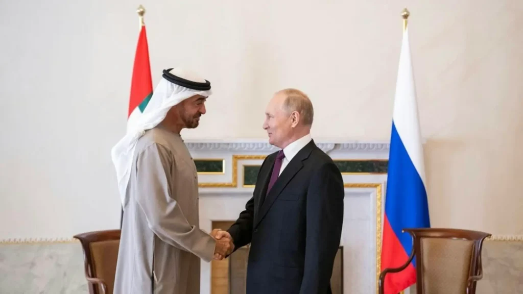 UAE, Russian Presidents Discuss Bilateral Ties and Regional Developments