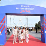 Leyla Aliyeva, Arzu Aliyeva Attend Classic Car Parade and Exhibition in Baku