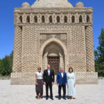 Ilham Aliyev, Shavkat Mirziyoyev Visit Ismail Samani Mausoleum