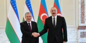 President Ilham Aliyev Congratulates Uzbek President on 35th Independence Anniversary