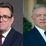 King Abdullah II, UK PM Andy Burnham Discuss Bilateral Ties and Regional Stability