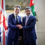 Sheikh Abdullah, Ed Miliband Review UAE-UK Relations and Regional Developments