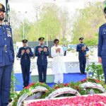PAF Pays Tribute to Nishan-e-Haider Recipient Rashid Minhas Shaheed in Karachi