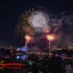 Hanoi Illuminated by Fireworks to Mark Vietnam’s 81st National Day