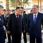 Tajik President Visits Renovated Sirdaryo Teahouse in Khujand